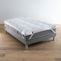 La Redoute Interieurs - Premium Sopra Materasso Matrimoniale Comfort In Piuma Bianco Bianco Taglie 90 x 200 cm