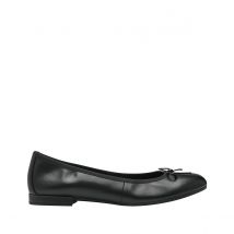 Tamaris Bailarinas de piel. Talla 37. Color Negro