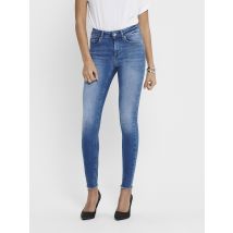 Vaqueros skinny talle alto, largo 30 Mujer Talla XS / L30. Color Azul