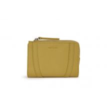 Portefeuille zippé en cuir ROZA