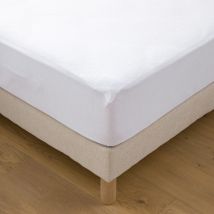 La Redoute Interieurs - Best Coprimaterasso In Tessuto Felpato Stretch Impermeabile Bianco Taglie 80 x 200 cm