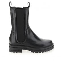 Hoge chelsea boots in leer
