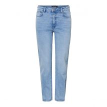 Pieces Jeans Dritti, Vita Alta Blu Donna Taglie W30 L32 (US) - 44 (IT)