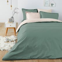 Housse de couette coton bicolore