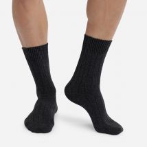 Chaussettes hautes en laine, intérieur coton