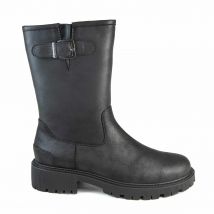 Chattawak Botas moteras de caña media Kandy. Talla 37. Color Negro