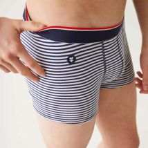 Bóxer a rayas Marius Hombre Talla S. Color Azul