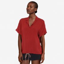 Pyjamavest met korte mouwen, homewear, Lina