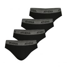 Lot de 4 slips basic coton