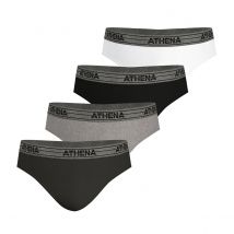 Lot de 4 slips basic coton
