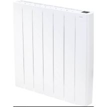 Radiatore Da Parete A Inerzia Fluida - 1000 W - Rilevamento Presenza + Apertura Finestra - Wifi - Programmazione - Bagno - Nf - Bianco - Supra