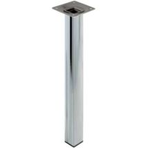 Piede Quadro Cromato 25x25 H700 Mm - Element System