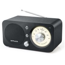 Tragbares Radio Muse M 095 BT – Bluetooth – FM – 5W – Schwarz – 230mm Breite – 120mm Höhe – 133mm Tiefe – 1,38kg