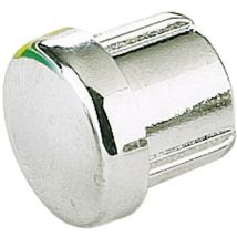 Embout contemporain - Décor : Chromé - Matériau : abs - Pour tube de diamètre : 16 mm Opes