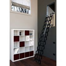 Scala retrattile a parete- Dimensioni del foro : 60x110cm - ADJM/60/110