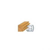 096: Jeu de 2 fers 40mm profil pour porte outils 40 et 50mm
