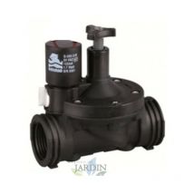 Elektroventil 1 1/2'' 9V Bermad mit Durchflussregler der Serie 200, für den Einsatz in Wohn- und landwirtschaftlichen Bereichen.