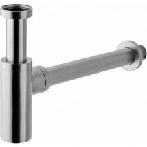 Flaschensiphon 1"1/4 Farbe gebürsteter Stahl für Waschbecken Paffoni ZACC240ST Steel Looking