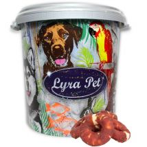 Lyra Pet - 5 kg d'anneaux à mâcher avec lanières de magret de canard en bac de 30 l