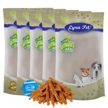 5 kg Lyra Pet lamelles de poitrine de poulet + balle de tennis