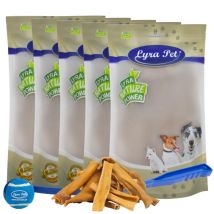 5 kg Lyra Pet cuir chevelu de bovins marron clair, clair + toupie à bille