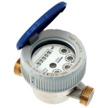 Bmeters - 1/2' bsp Cold Water Flow Meter Single Jet Semi-dry Dial Protected Rolls