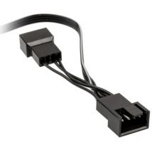 Pc-lüfter Y-kabel [1x Pc-lüfter Buchse 4pol. - 2x Pc-lüfter Buchse 4pol.] 0.35 M Schwarz Kolink