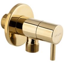 Eckventil 1/2"x3/8" Mit Keramikkopf, Goldfarben
