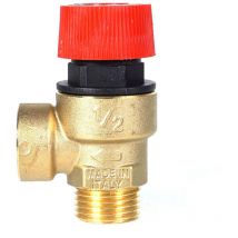 Druckminder-Sicherheitsventil 1/2" GZ 3 bar – Messing – max. Betriebsdruck 3 bar – Temperaturbereich -20°C bis +120°C