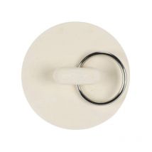 Tlily - 1 7/8in White Rubber Wash Basin Bathtub Plug Sink Drain Pipe Water