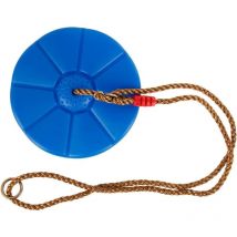 1 balançoire à disque en plastique résistant aux intempéries pour enfants, siège de balançoire avec corde, balançoire à planche chevillée pour