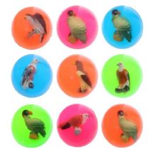 1 Balle rebondissante oiseau