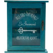 Feiyue - 1 boîte de rangement intérieure pour clés, boîte murale, étui de rangement vintage