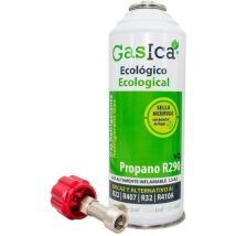 Reporshop - Gas Refrigerante Orgánico Ecológico Gasica V2 Sustituto Del Gas R22, R407, R32, R410a Y R290 Más Llave De Servicio