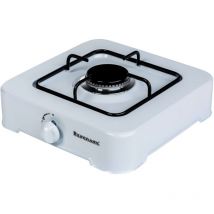 Cocina de gas de 1 quemador Ravanson k-01t (blanco)