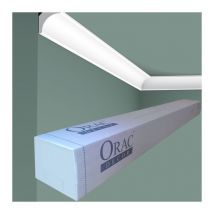 CX133 Corniche plafond Orac Decor - 2x2x200cm (h x p x l) - moulure décorative polymère Carton complet