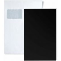 Wallface - 1 échantillon S-23147 Graphite Black deco Collection échantillon Panneau mural au format A5