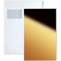 Wallface - 1 échantillon S-25078 Gold deco Collection échantillon Panneau mural au format A5