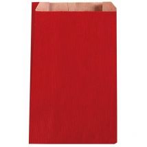 Pochette cadeau kraft classique rouge - colis de 250 pochettes
