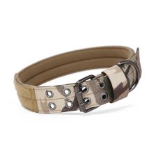 1 collier tactique en nylon pour chien de grande et moyenne taille, taille réglable, laisse pour chien