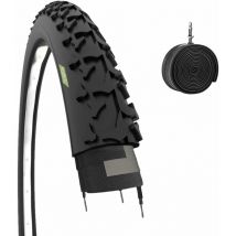 1 copertone 26 x 1.90 (50-559) + camera pneumatico mtb tassellato mountain bike 26 bici city adulto