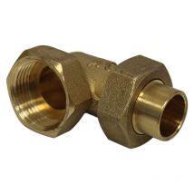 Coude union 3 pièces 96 gcu femelle 3/4 (20/27) - Tube Cuivre Ø16 Arcanaute