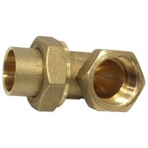 Coude union 3 pièces 96 gcu femelle 3/4 (20/27) - Tube Cuivre Ø22 - Arcanaute