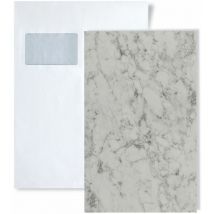 1 échantillon S-25545 Wallface marble White Nature nature Collection échantillon Panneau mural au format A5