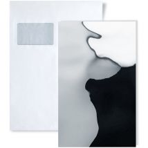1 échantillon S-27027 Wallface ocean Silver structure Collection échantillon Panneau mural au format A5