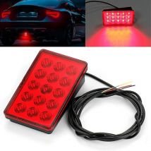 1 feu arrière stroboscopique à led clignotant feu stop universel - Rouge