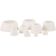 1 jeu d'adaptateurs pour fioles à entonnoir Buchner, jeu d'adaptateurs pour filtres à col conique en caoutchouc