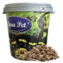 1 Kg (5 X 200 G) Lyra Pet Entenbrustwürfel Gefriergetrocknet In 30 L Tonne