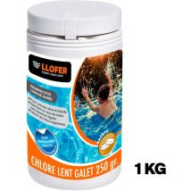 Llofer - 1 kg cloro lento pastillas de 250 g