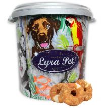Lyra Pet - 1 kg d'anneaux à mâcher avec lanières de poitrine de poulet